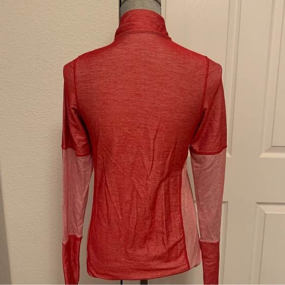 University of Nebraska UNL 3/4 zip jacket size S thumbhole sleeves two tone red - Picture 8 of 16